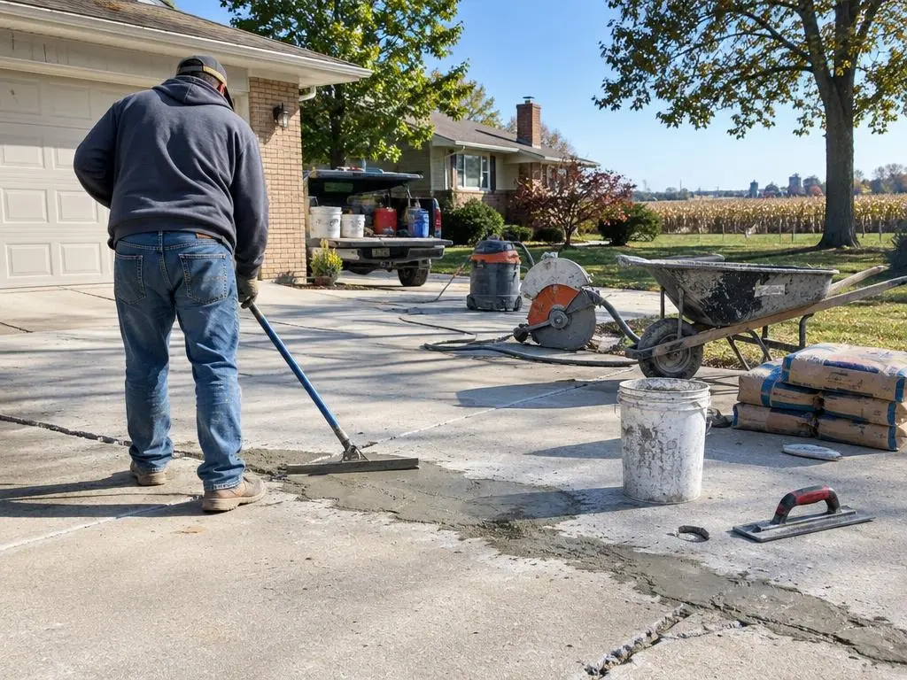 Concrete Crack & Floor Repair in Springfield, IL